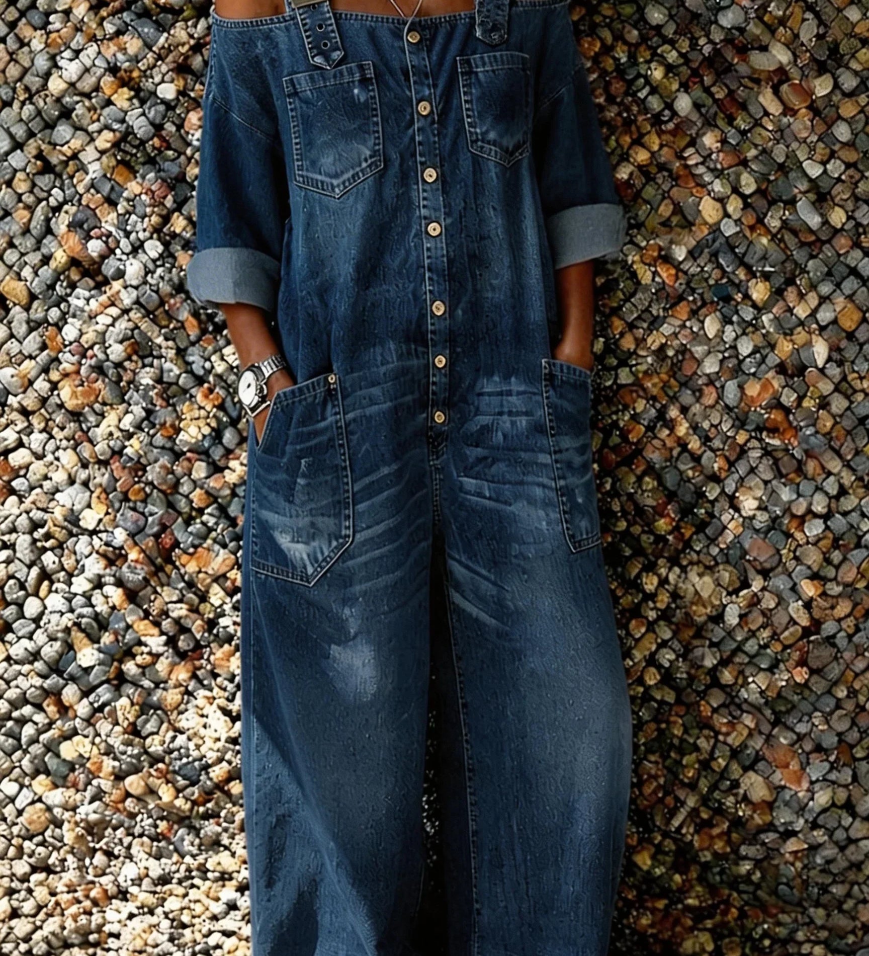 Bo | Denim Ylihaalari Olkaremmeillä