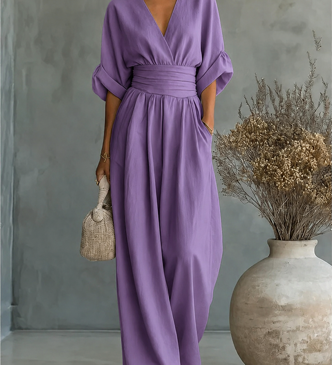 Sanna – Tyylikäs ja laskeutuva jumpsuit