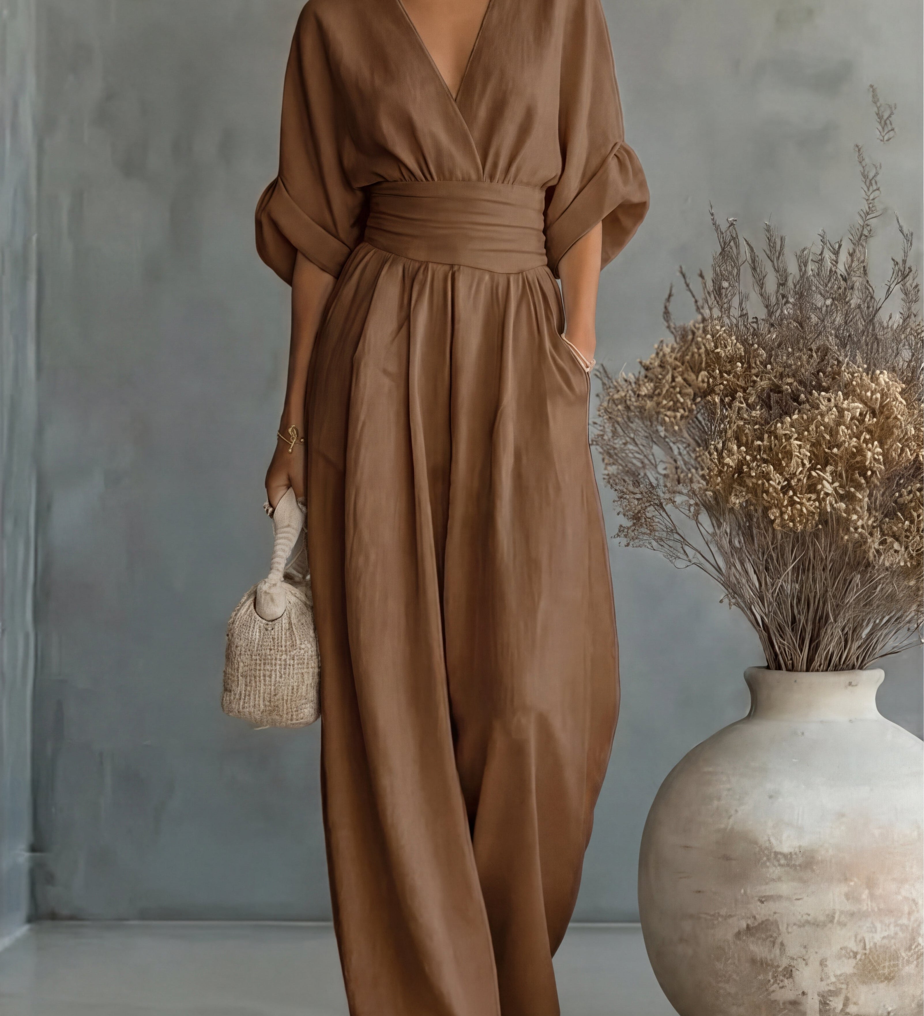 Sanna – Tyylikäs ja laskeutuva jumpsuit